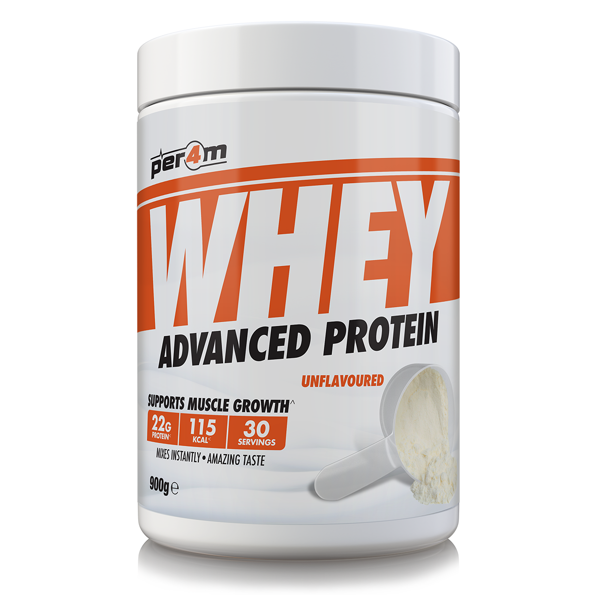 Per4m Advanced Whey Protein 900g Unflavoured