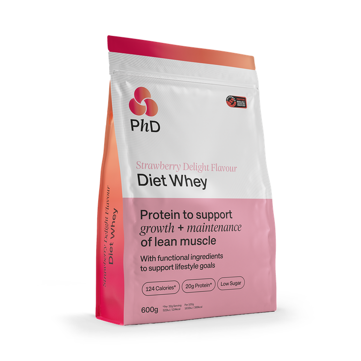 PhD Diet Whey 600g Strawberry Delight