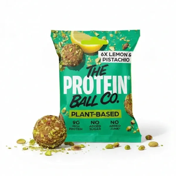The Protein Ball Co Vegan Protein Balls Lemon & Pistachio 45g