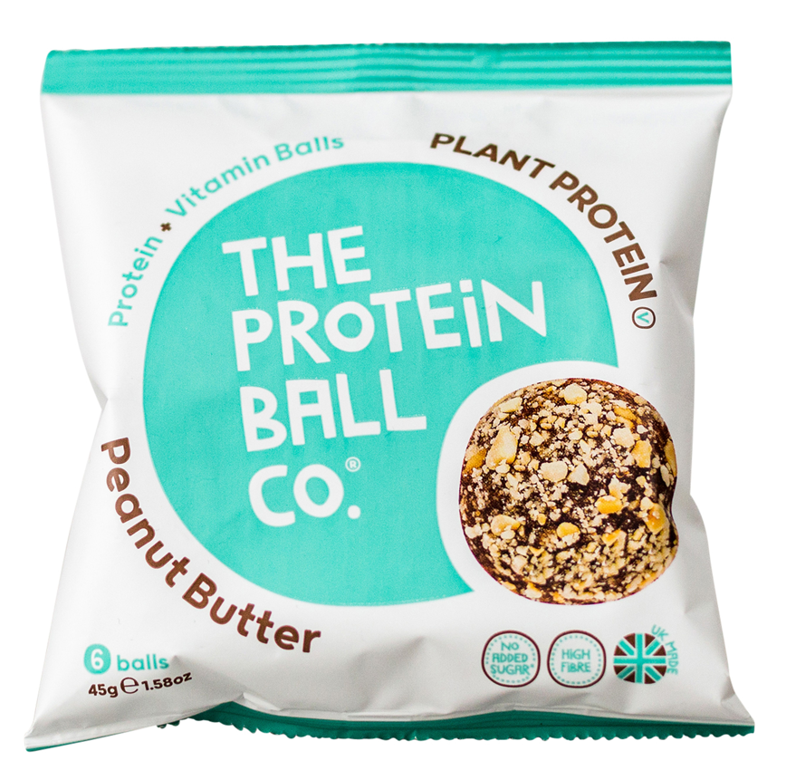 The Protein Ball Co Vegan Protein Balls Peanut Butter 45g