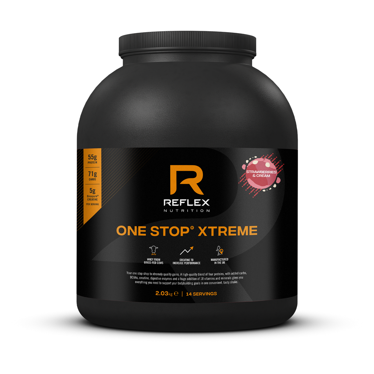 Reflex Nutrition One Stop Xtreme 2.03kg Strawberries & Cream