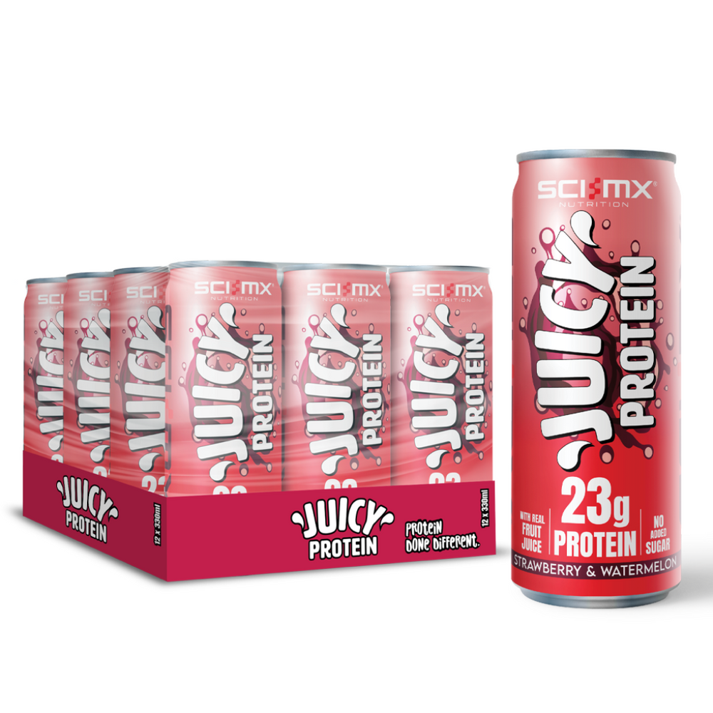 SCI-MX Juicy Protein Strawberry and Watermelon 12 x 330ml