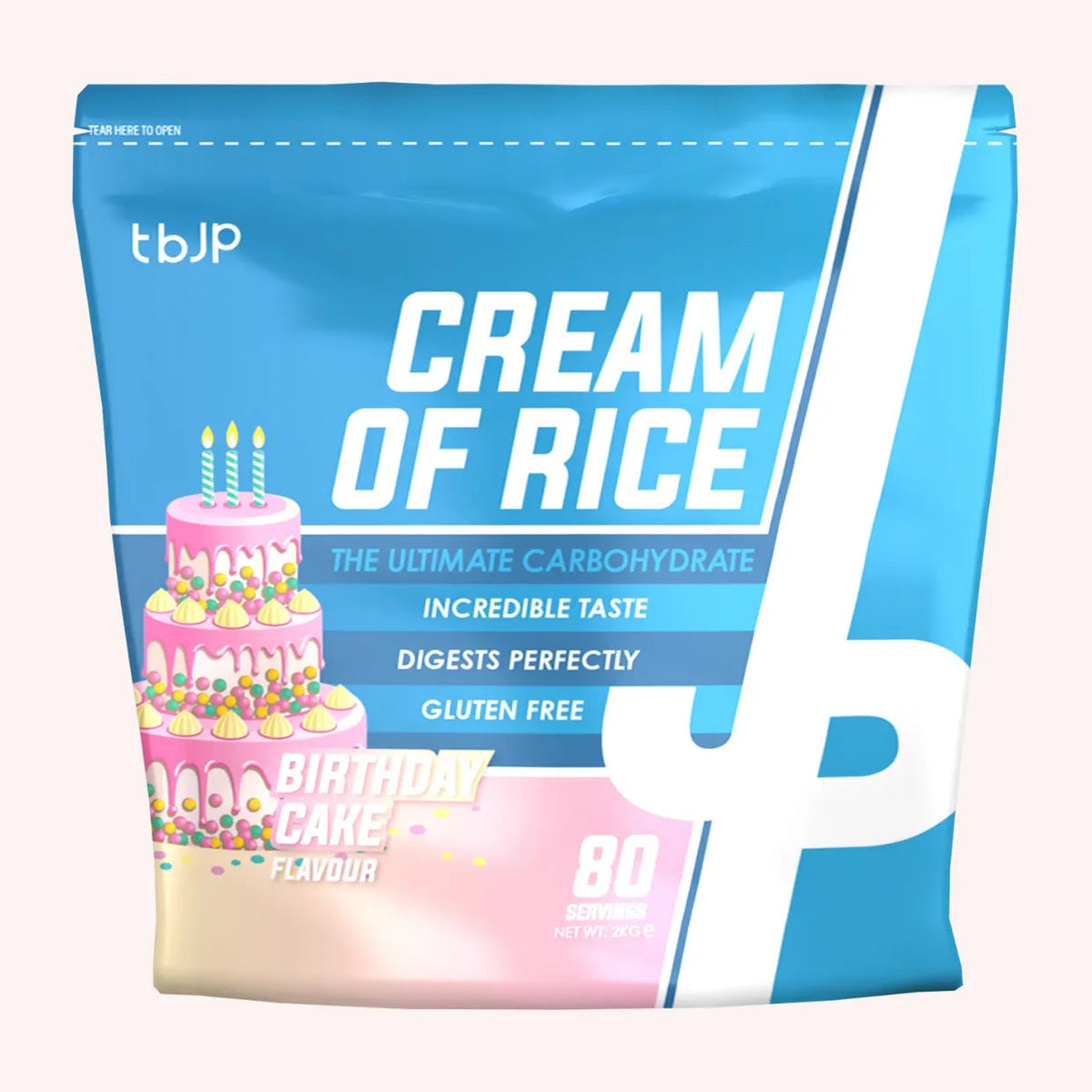 Trained By JP Cream Of Rice 2kg Birthday Cake