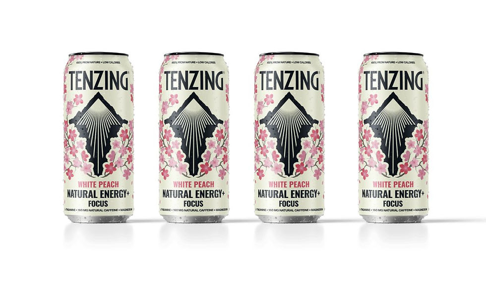 Tenzing Natural Energy+ 12 x 500ml White Peach