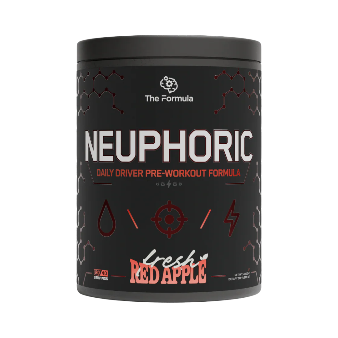 The Formula NEUPHORIC Pre Workout 480g Fresh Red Apple