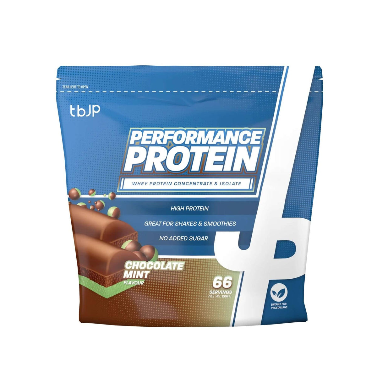 Trained By JP Performance Protein 2kg Chocolate Mint