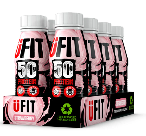 UFIT Protein 50 Strawberry 8x500ml
