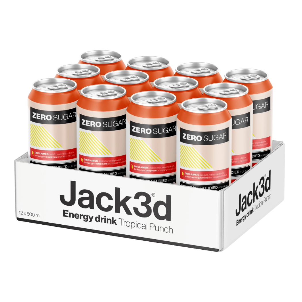 USP Labs Jack3d Energy 12 x 500ml Tropical Punch