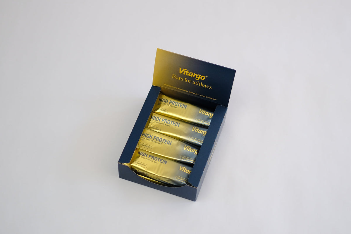 Vitargo High Protein Bar Salted Caramel 12 x 55g display box